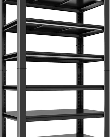 Metal Garage Shelving Unit, Heavy Duty 6-Tier Adjustable Storage Rack, Steel Shelving,2000 lbs Capacity, Industrial Shelves for Heavy Tools and Equipment (6-Tier 82" H x 36" W x 16" D)