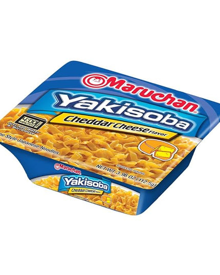 Maruchan Yakisoba Cheddar Cheese Flavor, 3.96 Oz, Pack of 8, (4178990766)