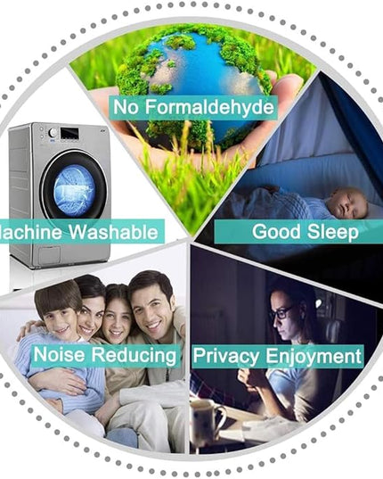 Yakamok Light Sage Green Blackout Curtains with Grommet Green Room Darkening Thermal Insulated Curtain Set of 2 Drapes for Bedroom Living Room, 52W x 96L, Light Sage,2 Panels