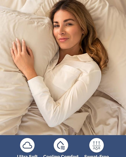 Extra Deep Twin Sheet Set - 4 Piece Breathable and Cooling Sheets - Hotel Luxury Bed Sheets Set - Easy & Secure Fit - Soft, Wrinkle Free and Comfy Sheets Set - Wheat Sheet Set with Extra Deep Pockets