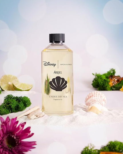 Aroma360 | Disney Under the Sea Fragrance Oil Blend | The Little Mermaid | Princess Ariel | Luxury Essential Oil Diffuser | Aromatherapy Scent Diffuser Oil | Bergamot, Ivy and Ocean 16.9 fl oz, 500 mL