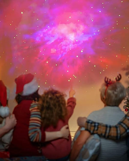 SFOUR Astronaut Galaxy Projector Night Light，Lights for Bedroom,Kids Room Decor Aesthetic, Adjustable Head Angle,Gift for Kids Adults Home Party Ceiling Decor，Christmas Gift