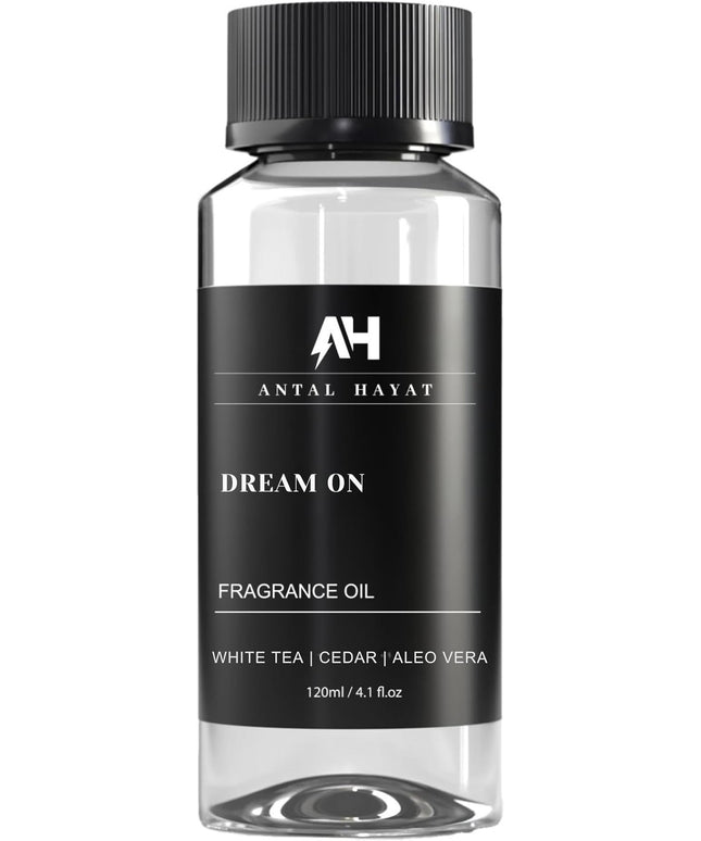 Dream On Diffuser Oil 120ml – Hotel Collection Essential Oils for Diffuser – White Tea, Vanilla & Cedarwood – Luxury Home Scent – Hotel Inspired Aromatherapy Oil for Home & Office