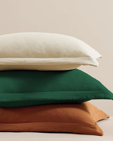 WRENSONGE King Size Comforter Set- 7 Pieces Soft Emerald Green Bed in a Bag King with Fitted Sheet, Flat Sheet, 2 Pillow Shams, and 2 Pillowcases-Warm King Bedding Set for All Season