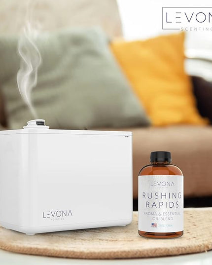 Levona Scent Essential Oil - Fresh Aroma for Home, Office, Hotel & Spa, Perfect in Humidifiers and Diffusers, Luxury Fragrance, With Grapefruit, Citrus, Vanilla Notes - 700ml/ 23 fl oz, Rushing Rapids