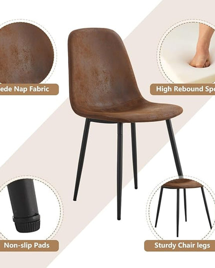 Dining Table Set for 8，Dining Room Table Set for 8，71'' Kitchen Table and Suede Nap Fabic Chairs Set of 8，8 Chair Dining Table Set for Kitchen Dining Room