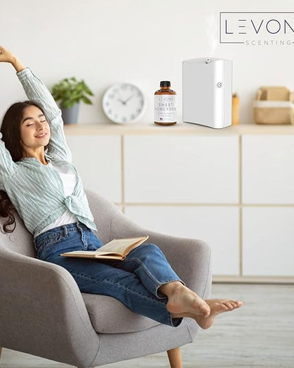 Levona Scent Oil Diffuser Essential Oils: Essential Oils Home Luxury Scents - Sweet Honeydew Essential Oil - Sweet & Fresh Notes of Nectarine and Floral Rose Essential Oil - 500 Ml Fragrance Oils