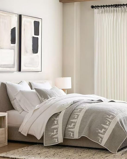 Topfinel 108 Inch Pinch Pleated Linen Curtains 2 Panels,Natural Semi Sheer Curtains with Pleated Hooks Back Tab for Track System,Extra Long 9ft Curtain for Living Room Bedroom,72x108,Natural