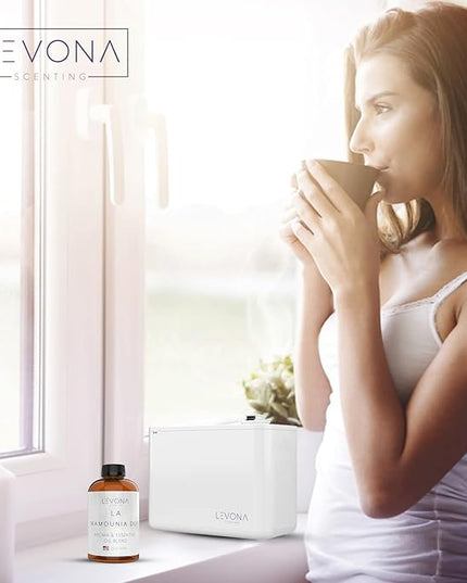 Levona Scent Aroma Diffuser Oil: Oil Diffuser Essential Oils for Diffusers for Home Luxury Scents - La Mamounia Dup Fragrance Oil - Clean & Fresh with Notes of Citrus, Rosewood, Amber & Pine -700 Ml