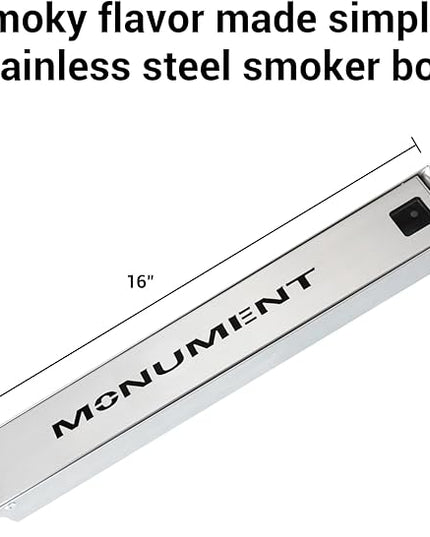Monument Grills 6-Burner Convertible Natural Gas Smart bbq Grill Stainless Steel Denali 605 with Smoke Box