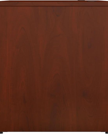 Bush Business Furniture Studio C 72W Computer Desk with Wire Management and Modesty Panel in Hansen Cherry, Professional Table for Home Office and Corporate Office