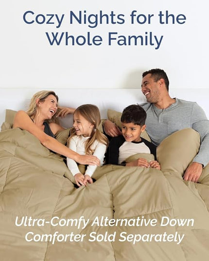 Queen Size 4 Piece Sheet Set - Comfy Breathable & Cooling Bed Sheets Set - Hotel Luxury Bedding for Women, Men, Kids, Teens, Boys & Girls - Deep Pockets, Ultra-Soft, Wrinkle Free - Oeko-Tex - Beige