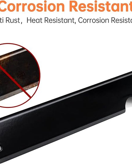 Porcelain-Enameled Grill Flavorizer Bar Heat Plates with 2 Pack Stainless Steel Cooking Grates Grill Replacement Parts for Weber Genesis II 300 Series E-310 E-315 E-330 E-335 S-310 S-335