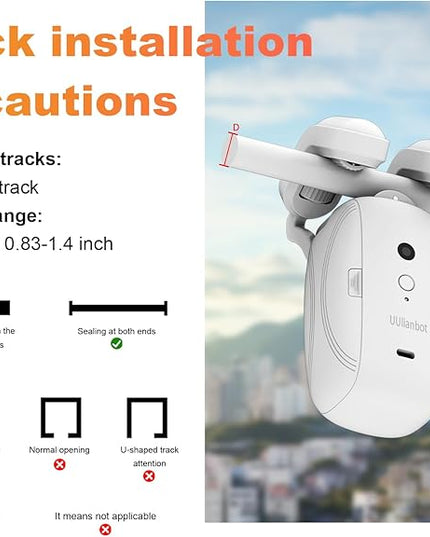 Automatic Curtain Opener - Gifts for Women and Men,Electric Curtain with Remote Smart Curtain Opener Electronic for Roman Rails
