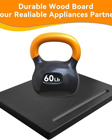 Wood Appliance Sliders with 360' Wheels, Sliding Tray for Coffee Maker & Heavy Kitchen Appliances,Countertop Appliance slider for Kitchen Appliance, Premium Wood Rolling Tray,No Assemble (Wide-Large)