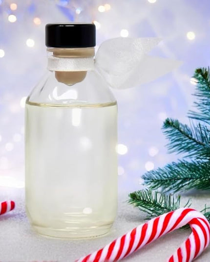 LOVSPA Reed Diffuser Set, Peppermint Bark Scented Oil Diffuser with Sticks, Home Fragrance Accessories for Bathroom Shelf Decor, Aroma Diffusers for Home or Office Desk, USA Made