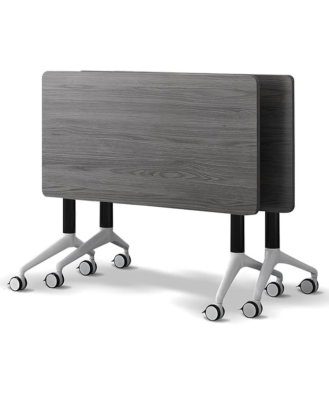 Conference Room Table with Flip-Top Design for Dynamic Meetings, Business Table Computer Desk with Heavy-Duty Frame,Foldable Seminar Meeting Tables for Home Office (2, B, 70.8IN)