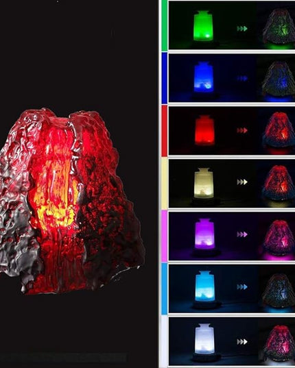 Volcano Ultrasonic Essential Oil Aromatherapy Diffuser Gifts for Boys Girls Women Men Kids Home Room Decor Living Room Office Night Light for Bedroom