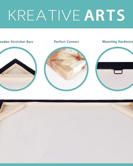 KREATIVE ARTS Canvas Prints Wall Art Canada Moraine Lake And Rocky Mountain Landscape Pictures Modern Canvas Painting Giclee Artwork For Home Decoration 20x40