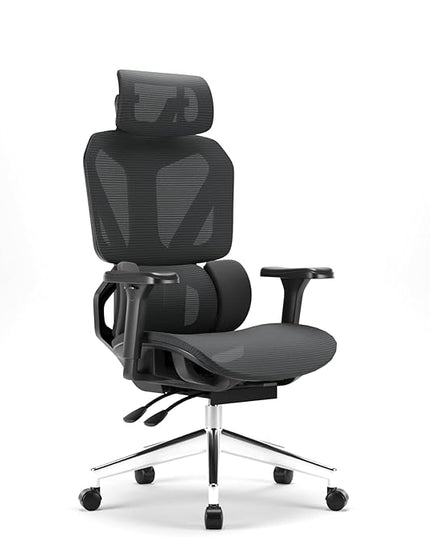 Ergonomic Office Chair – Mesh Office Chair with Headrest, Adjustable Armrest and Lumbar Support – Holds Up to 290lbs (GPP-MAX-90)