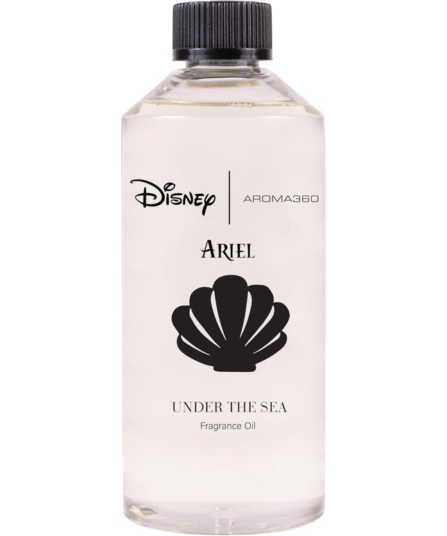 Aroma360 | Disney Under the Sea Fragrance Oil Blend | The Little Mermaid | Princess Ariel | Luxury Essential Oil Diffuser | Aromatherapy Scent Diffuser Oil | Bergamot, Ivy and Ocean 16.9 fl oz, 500 mL