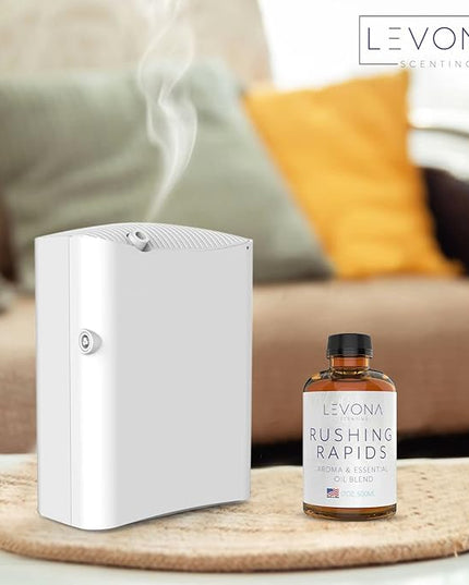 Levona Scent Essential Oils For Diffusers For Home: Hotel and Home Luxury Scents Oils For Diffuser - Rushing Rapids Scented Oil With Citrus Essential Oils And A Touch Of Vanilla Fragrance Oil - 500 Ml