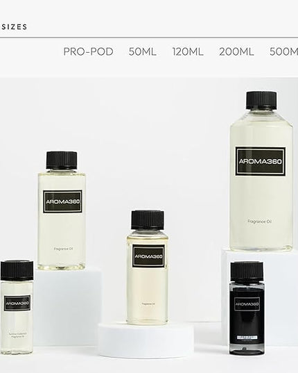 Aroma360 - My Way Fragrance Oil Blend - Hotel Inspired for Luxury Essential Oil Diffusers - Aromatherapy Scent Diffuser - Lush Sandalwood, Warm Cedar, and Delicate Florals - 50ML