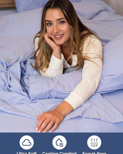 Extra Deep King Sheet Set - 6 Piece Breathable & Cooling Sheets - Hotel Luxury Bed Sheets Set - Easy & Secure Fit - Soft, Wrinkle Free & Comfy Sheets Set - Lavender Sheet Set with Extra Deep Pockets