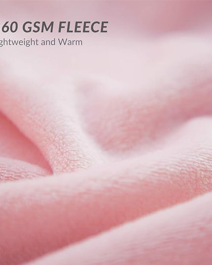 Bedsure GentleSoft Fleece Blankets King Size Pink - Bed Blanket Soft Lightweight Plush Cozy Fuzzy Luxury Microfiber Throws, 108x90 inches