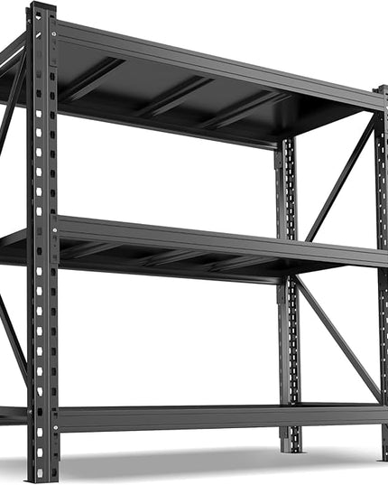 Heavy Duty Metal Garage Shelving Units, 5500LBS Storage Shelves, 51" W Durable Adjustable Steel Utility Shelving Units for Home Commercial Industrial Warehouse Storage Utility Rack1