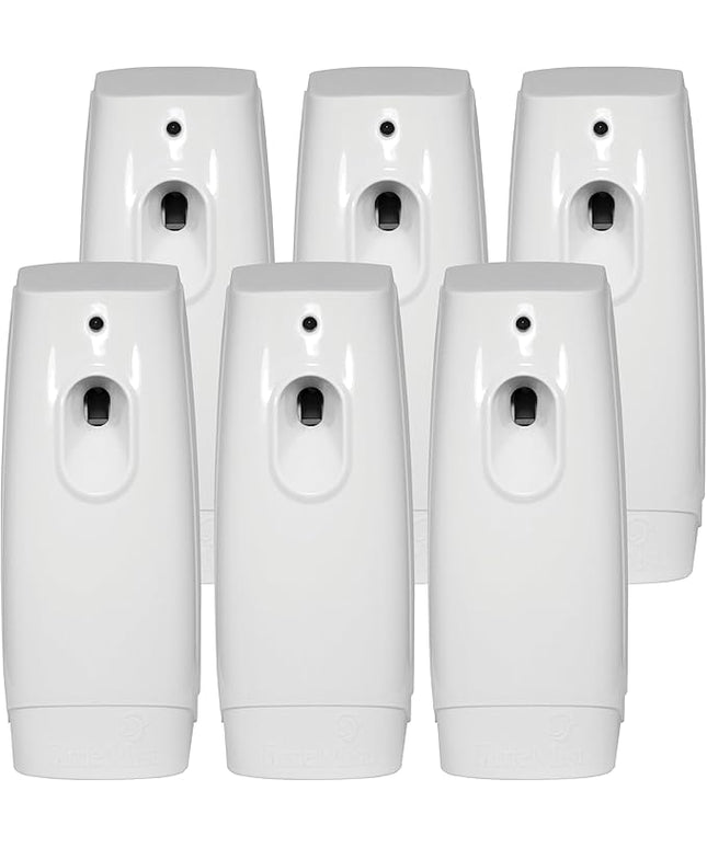 TimeMist Classic Metered Aerosol Air Freshener Fragrance Dispenser - (Case of 6) 1047717 - Great for Odor Control in Kitchen, Bathroom, Locker Room, Breakroom and Washroom