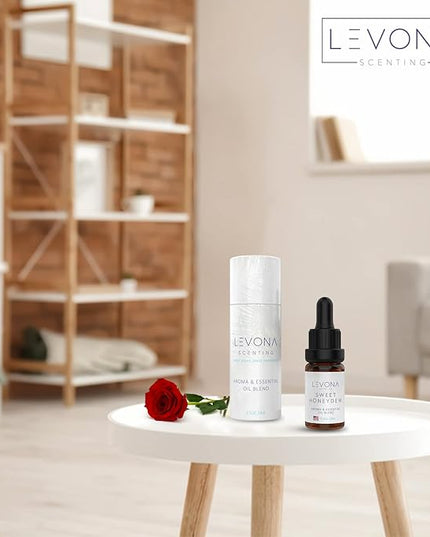 Levona Scent Essential Oils - Scents for Home, Hotel & Office Use - Perfect for Home Diffuser & Humidifiers - Aroma Fragrance Oil, Ideal for Massage, Relaxation, and Spa - Sweet Honeydew, 10ml