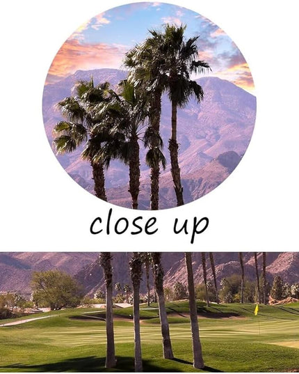 Golf Course at Sunset in Palm Wall Art Prints USA California Picture Canvas Wall Decor for Home Living Room Bedroom Bathroom Framed Artwork Ready to Hang(24''H x 36''W)