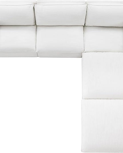 CHITA Luxury Oversized 114" L-Shaped Sectional Sofa Couch, Premium Down Filled Cloud Modular Sectional with 2 Storage Ottomans, FSC Certified, 5 Seat for Living Room, Cream