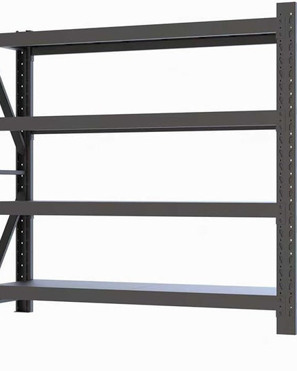 5000lbs78.74,Storage Shelves Garage Metal Shelving Heavy Duty Garage Shelves Adjustable Storage Shelves for Industrial, Factory(Black, W78.74*D23.62*H78.74)