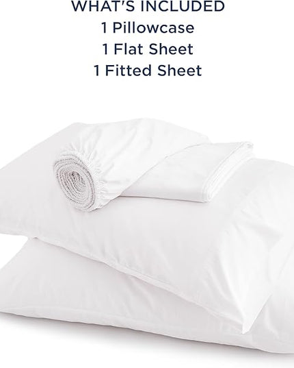 Bedsure Cooling Sheets Twin, Rayon Derived from Bamboo, Cooling Sheets, Breathable & Soft, Deep Pocket Up to 16 Inches, Hotel Luxury Silky Bedding for Hot Sleepers, White