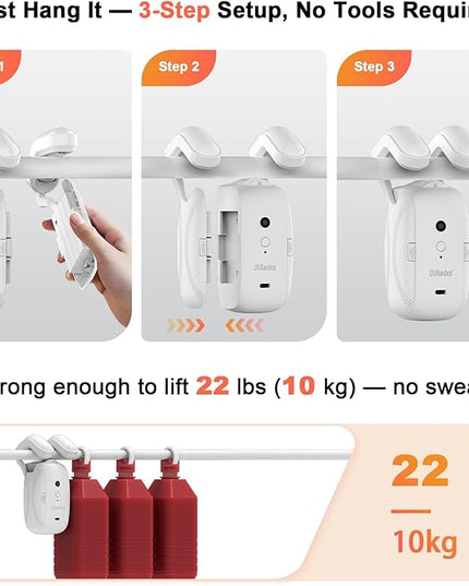 Automatic Curtain Opener - Gifts for Women and Men,Electric Curtain with Remote Smart Curtain Opener Electronic for Roman Rails