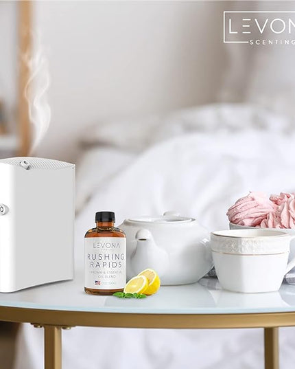 Levona Scent Essential Oils For Diffusers For Home: Hotel and Home Luxury Scents Oils For Diffuser - Rushing Rapids Scented Oil With Citrus Essential Oils And A Touch Of Vanilla Fragrance Oil - 500 Ml