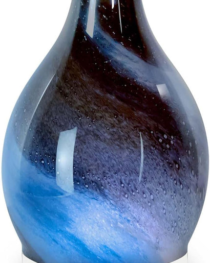 Essential Oil Diffuser 120ML, Glass Aromatherapy Diffuser with 4 Timer Settings & 7 Color Changing Lights, Waterless Auto Shut-Off, Ultra Quiet Oil Diffuser for Home, Office, Yoga, Spa and Sleeping