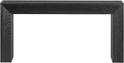 Plank+Beam 66 Inch Camden Console Table - Solid Pine Wood, Easy Assembly for Living Room or Entryway, Rustic Char