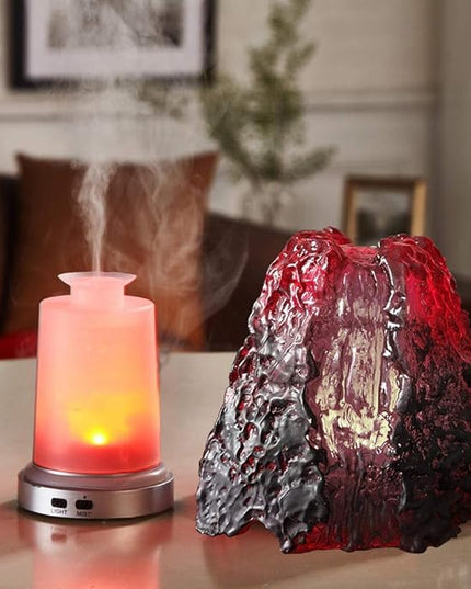 Volcano Ultrasonic Essential Oil Aromatherapy Diffuser Gifts for Boys Girls Women Men Kids Home Room Decor Living Room Office Night Light for Bedroom