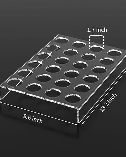 AITEE Acrylic K Cup Drawer Organizer, Clear K Cup Organizer Tray for Drawer or Countertop Storage, Hold 24 Coffee Capsules,K Cup Coffee Pod Holder for Office and Kitchen K Cup Storage (9.6x13.2Inches)