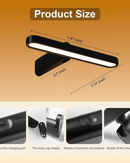 Picture Lights for Wall Battery Operated 4800mAh, 10inch Rechargeable Display Light with Remote/Rotatable, Dimmable/3CCT LED Art Cordless Lamp for Painting/Gallery Artwork/Portraits/Phote/Frame/Poster