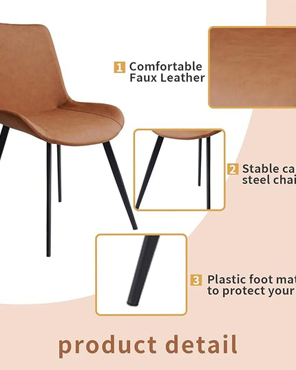 ZckyCine Dining Table Set for 6, Modern 78'' Wood Dining Table and Fabric Dining Chairs Set of 6,Table and Chairs Set of 6,Ideal for Kitchen Dining Room