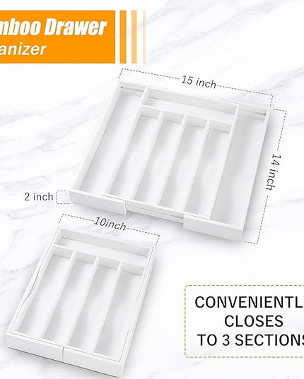 Kitchen Silverware Drawer Organizer and Storage Utensilios De Cocina Modernos Soporte Para Cucharas Trastes De Cocina Organizadores Platos Para Gabinetes Cajones Decoración Organizador Para Utensilios