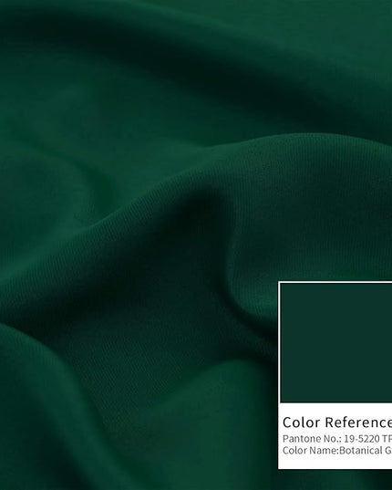 BGment Rod Pocket and Back Tab Blackout Curtains for Bedroom - Christmas Emerald Green Thermal Insulated Room Darkening Curtains for Living Room, 2 Window Curtain Panels (52 x 72 Inch, Emerald)
