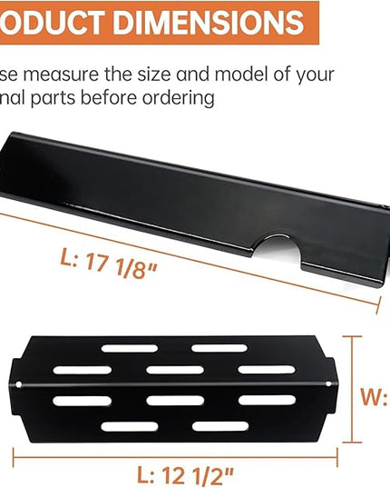 Porcelain-Enameled Grill Flavorizer Bar BBQ Gas Grill Replacement Parts for Weber Genesis II 300 Series E-310 E-315 E-330 E-335 S-310 S-335