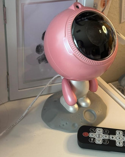 AIRIVO Galaxy Projector, Astronaut Star Projector for Bedroom,Nebula Projector Night Light with Bluetooth Speaker & Remote,Room Decor Gifts for Girls,Women,Pink Lovers,Christmas