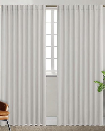 BGment Natural Camel Elegant Blackout Curtains - (70 x 84 inch) Rod Pocket and Back Tab Thermal Insulated Room Darkening Curtains for Living Room, 2 Window Curtain Panels