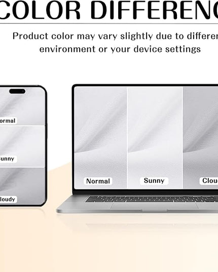 ChrisDowa Grommet Room Darkening Curtains for Bedroom and Living Room - 2 Panels Set Thermal Insulated Blackout Curtains (Greyish White, 38W x 54L)